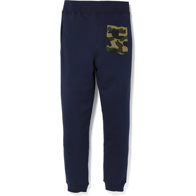 BAPE Shark Slim Sweat Pants Navy/Green