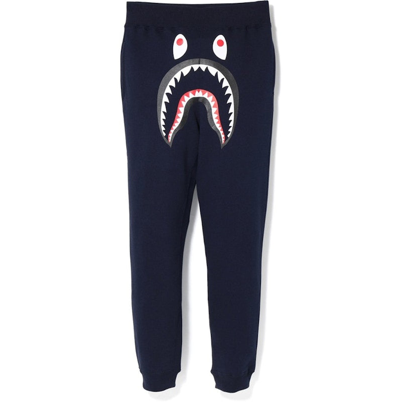 BAPE Shark Slim Sweat Pants Navy/Green