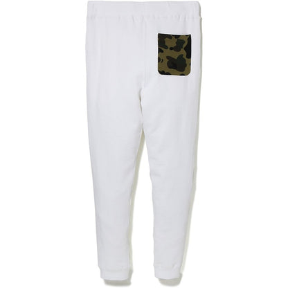 BAPE Shark Slim Sweat Pants White