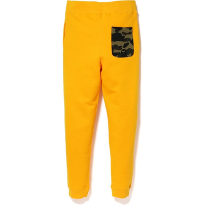 BAPE Shark Slim Sweat Pants Yellow/Green