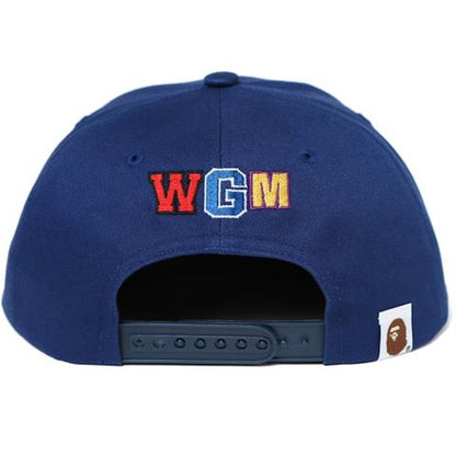 BAPE Shark Snap Back Cap Cap Navy