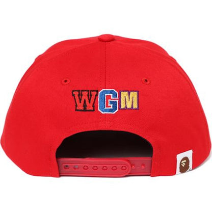 BAPE Shark Snap Back Cap Cap Red