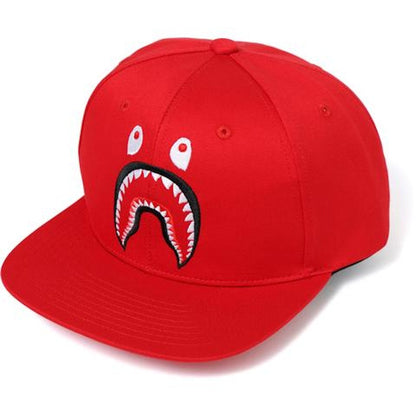 BAPE Shark Snap Back Cap Cap Red