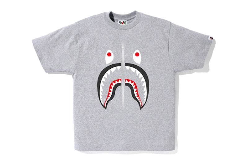 BAPE Shark Tee Gray