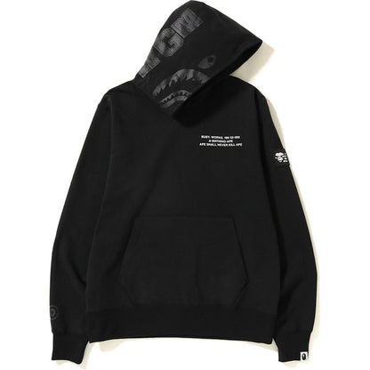 BAPE Shark Wide Pullover Hoodie Black
