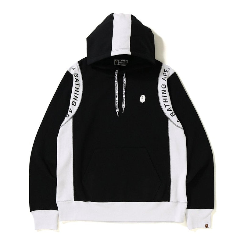 BAPE Shoulder Logo Pullover Hoodie Black