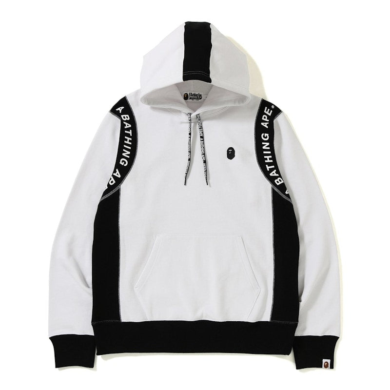 BAPE Shoulder Logo Pullover Hoodie White