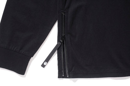 BAPE Side Zip L/S Tee Black