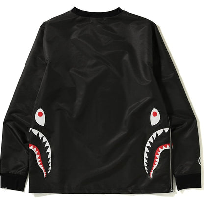 BAPE Side Zip Shark Windbreaker Black
