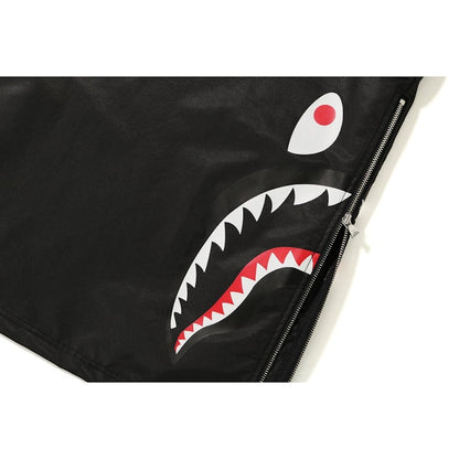 BAPE Side Zip Shark Windbreaker Black
