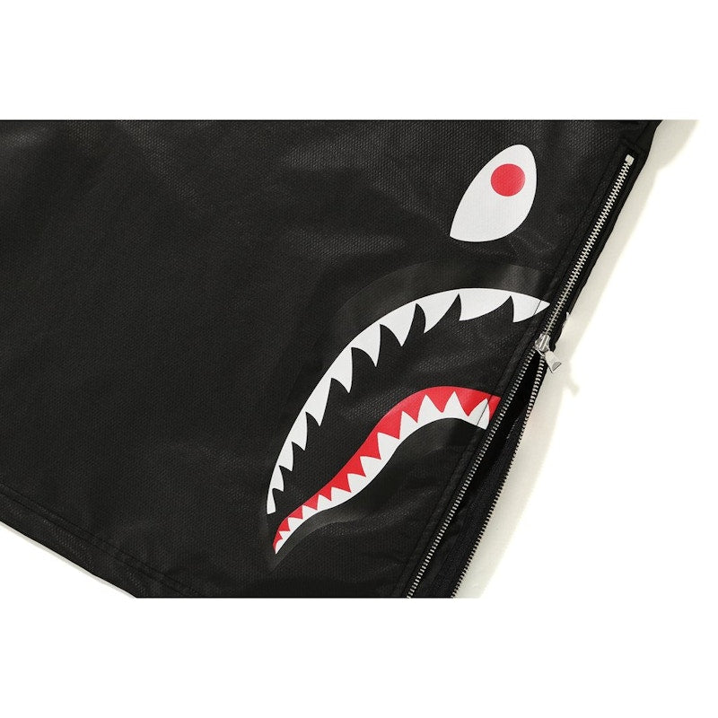 BAPE Side Zip Shark Windbreaker Black