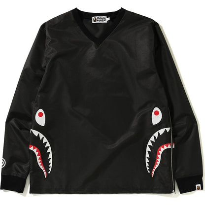 BAPE Side Zip Shark Windbreaker Black