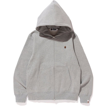 BAPE Silicon Ape Head Full Zip Hoodie Grey