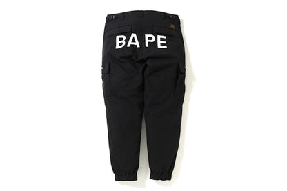 BAPE Slim 6 Pocket Jogger Pants Black