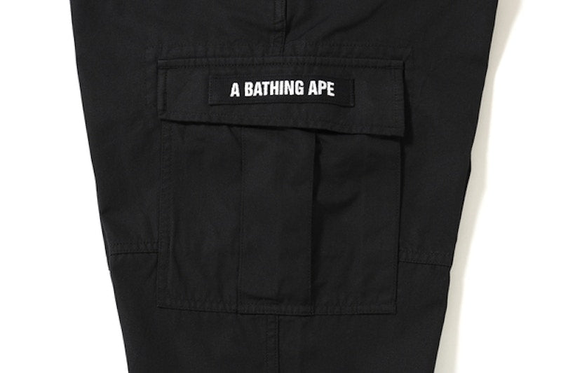 BAPE Slim 6 Pocket Jogger Pants Black
