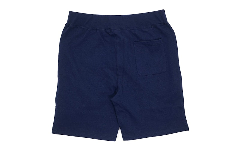 BAPE Solid Shark Sweatshorts Navy