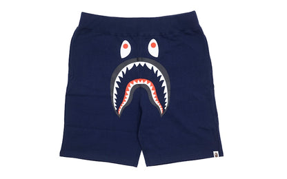BAPE Solid Shark Sweatshorts Navy