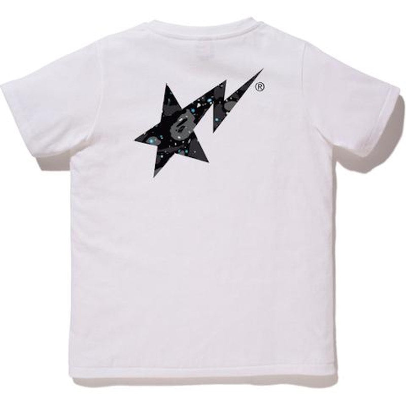 BAPE Space Camo Bapesta Tee Tee (Ladies) White