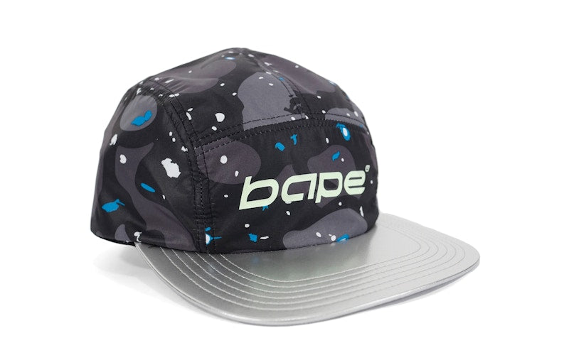BAPE Space Camo Jet Camp Cap Black