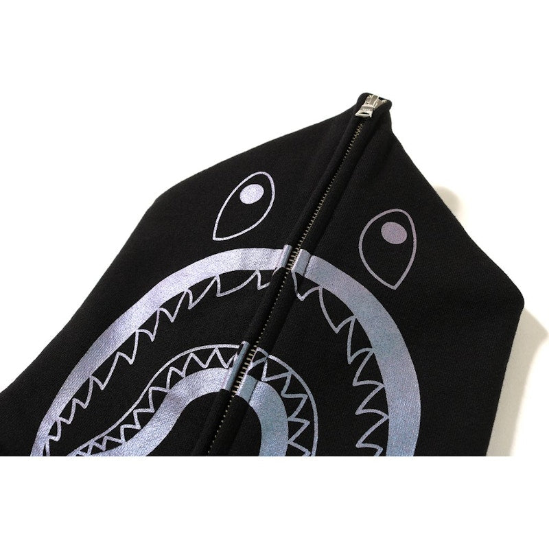 BAPE Space Camo Shark Full Zip Hoodie Black