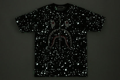 BAPE Space Camo Shark Tee Black