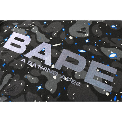 BAPE Space Camo Wide Crewneck Black