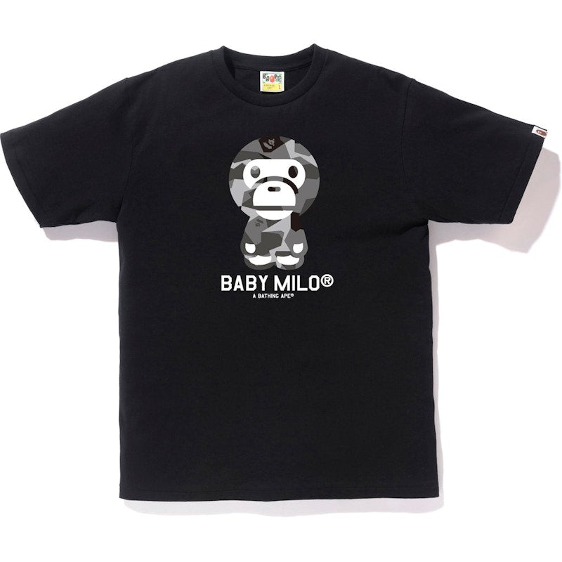 BAPE Splinter Camo Baby Milo Tee Black/Black