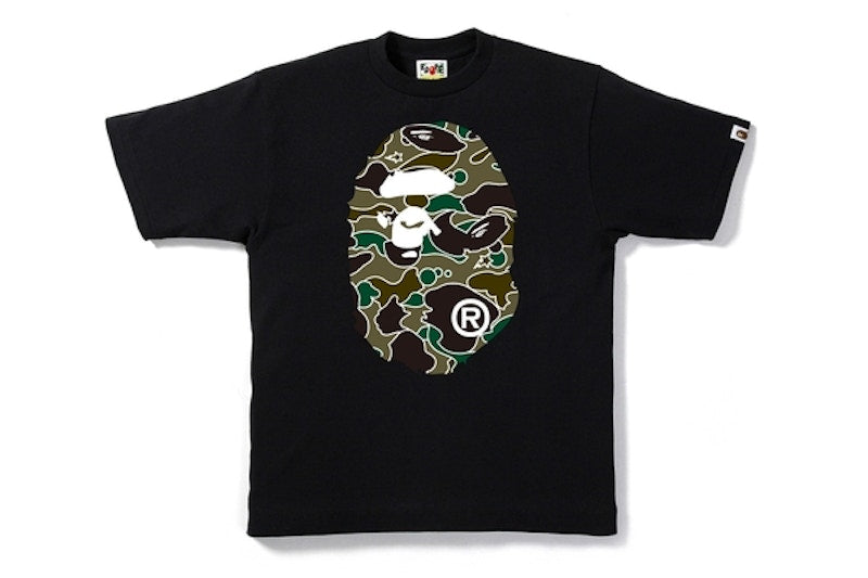 BAPE Sta Camo Big Ape Head Tee Black/Green
