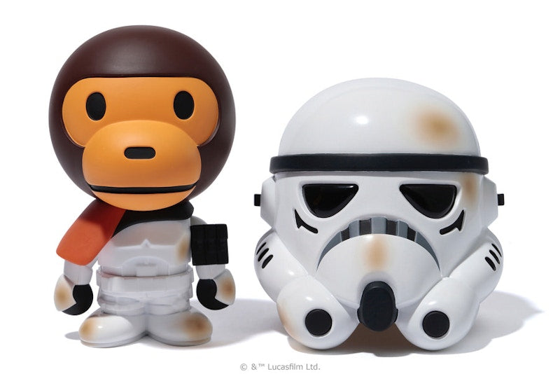 BAPE Star Wars x Baby Milo VCD Sandtrooper White