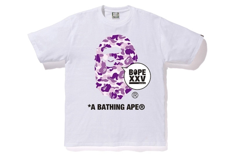 BAPE Store Taipei XXV Ape Head Tee White