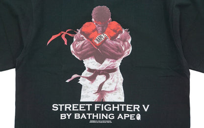 BAPE Capcom Street Fighter Ryu Tee Black