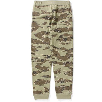 BAPE Tiger Camo Slim Sweat Pants Pants Beige