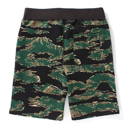 BAPE Tiger Camo Sweat Shorts Shorts Green