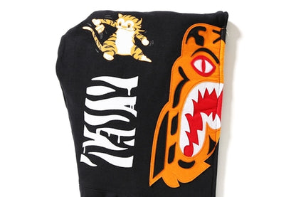BAPE Tiger Full Zip Hoodie Black