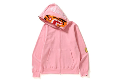 BAPE Tiger Full Zip Hoodie Pink