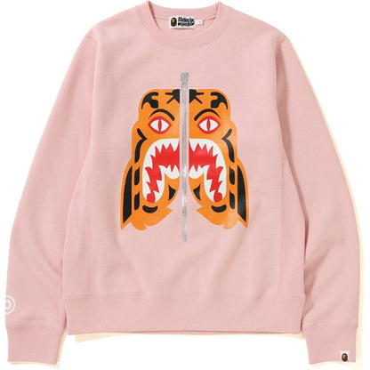 BAPE Tiger Heavy Weight Crewneck Pink