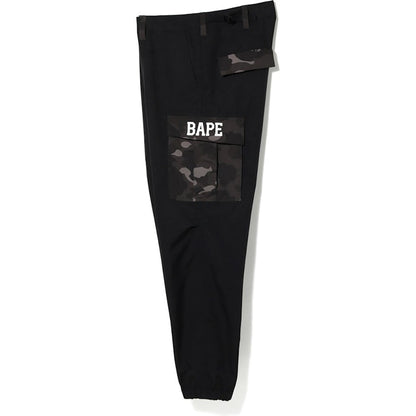 BAPE Tiger Shark 6 Pocket Jogger Pants Black