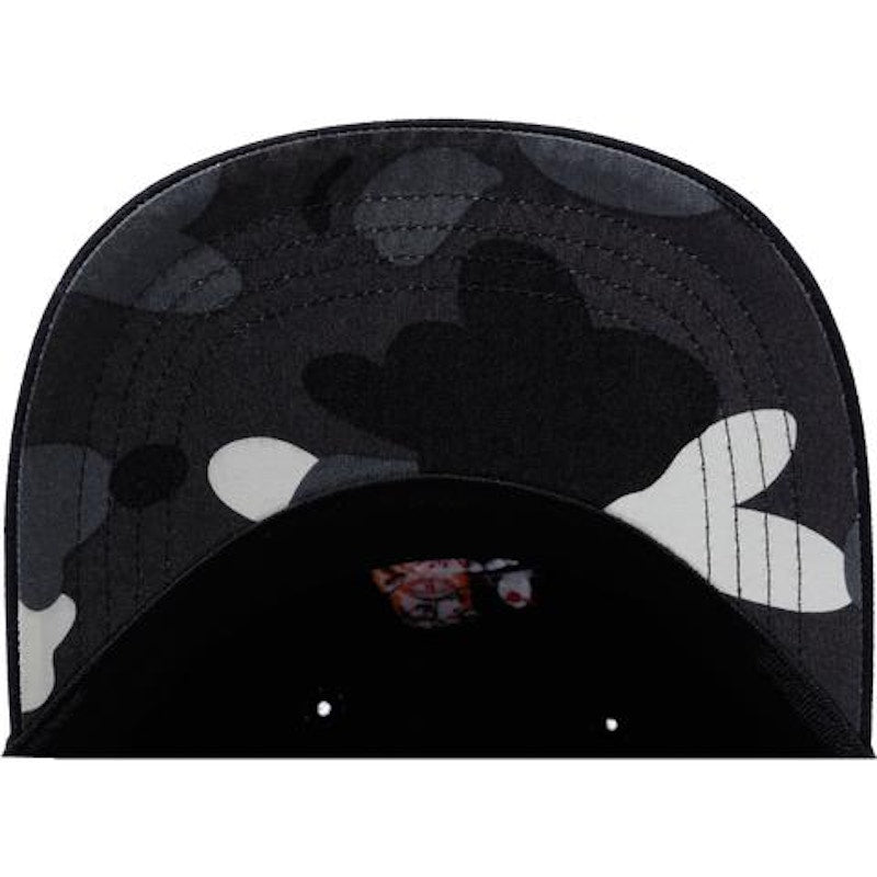 BAPE Tiger Shark Panel Cap Black