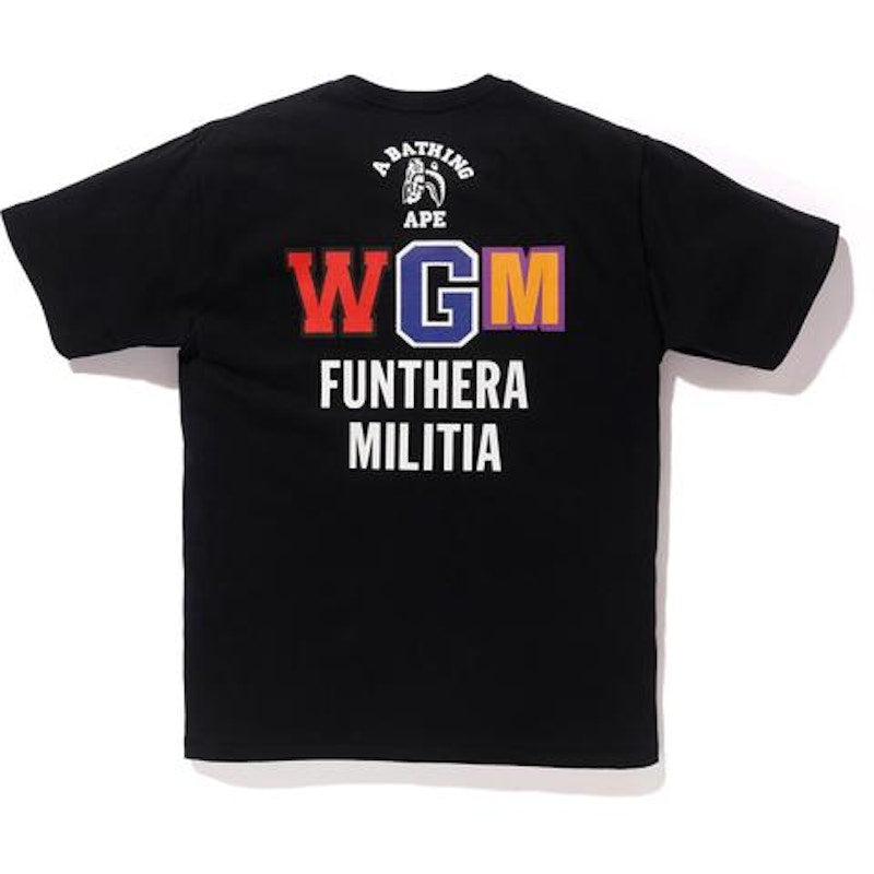 BAPE Tiger Shark Funthera Militia Tee Black