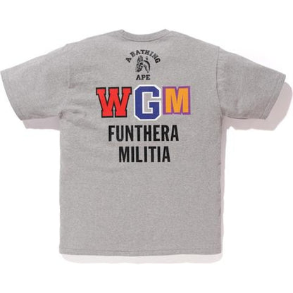BAPE Tiger Shark Funthera Militia Tee Gray