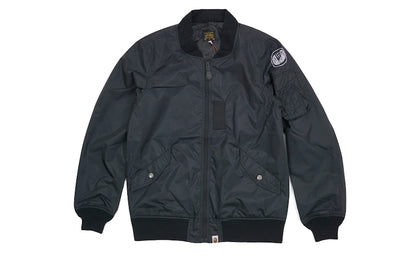 BAPE Twinsta Lightweight Windbreaker MA1 Bomber Jacket Black