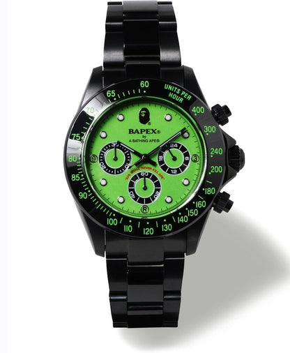 BAPE Type 3 Bapex Watch Green