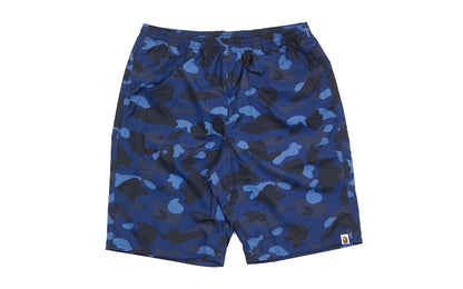 BAPE Ultimate Color Camo Beach Shorts Blue