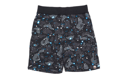 BAPE Ultimate Space Camo Sweatshorts Black/Glow
