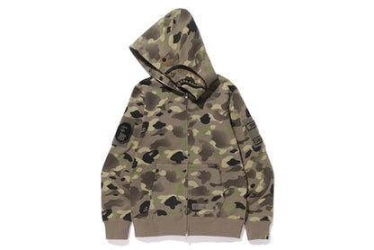 BAPE Undcamo Shark Full Zip Hoodie Olive Drab