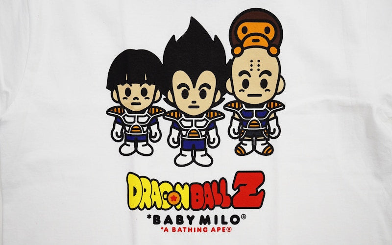 BAPE Dragon Ball Z Vegeta Trio Milo Tee White