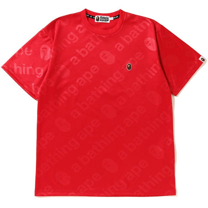 BAPE WGM Jersey Tee Red