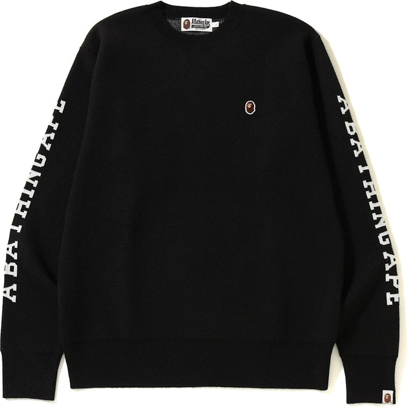 BAPE Wide Knit Black
