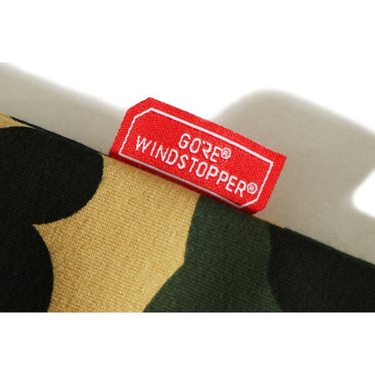 BAPE Windstopper 1st Camo Shark Hoodie Jacket Jacket Yellow
