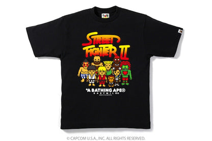 BAPE X Capcom Milo Street Fighter 2 Tee 1 Black